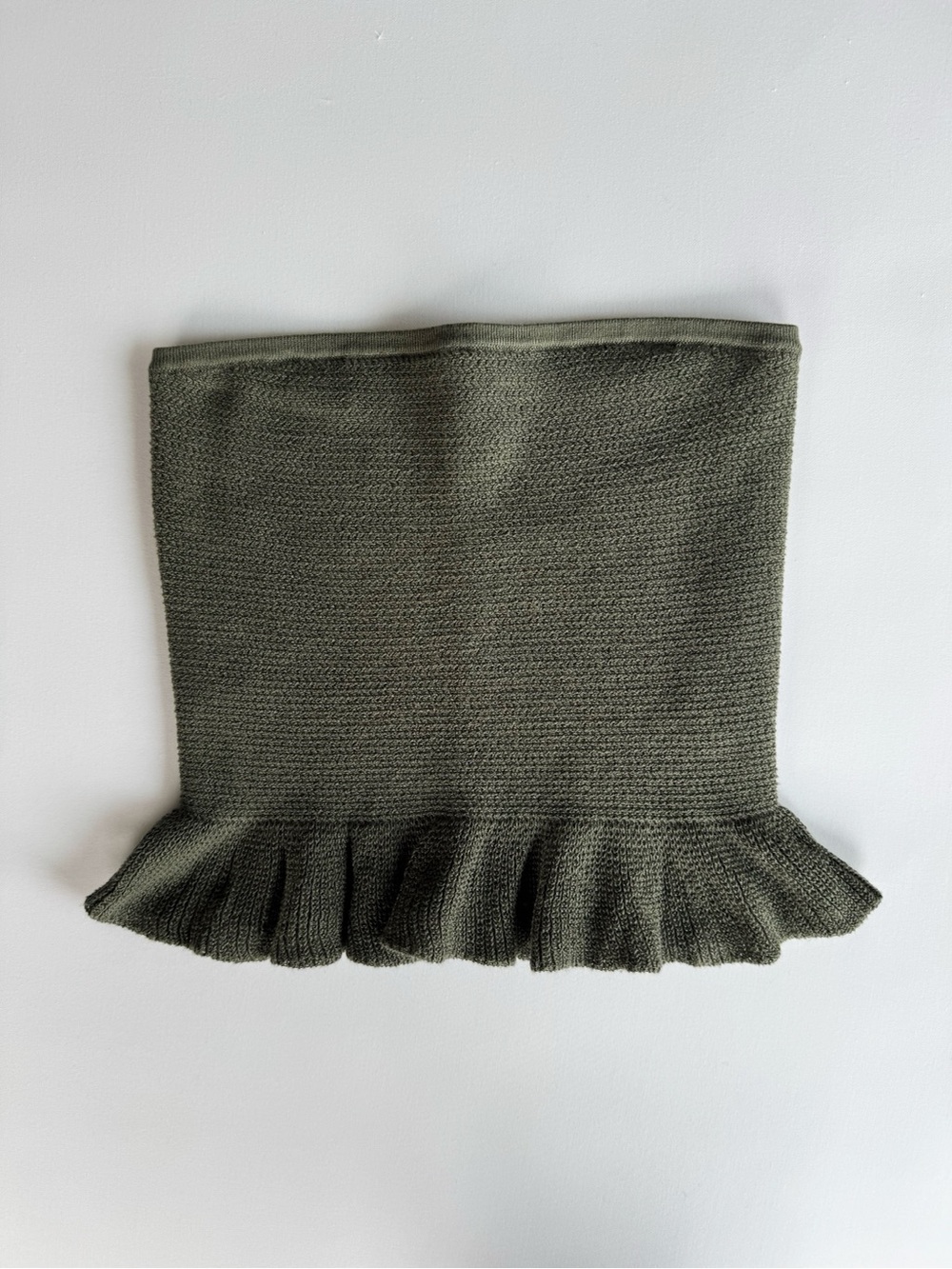 American Eagle Peplum Tube Top